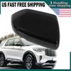RH For Ford Explorer 2020-2024 Gloss Black Exterior Rearview Mirror Cover Trim