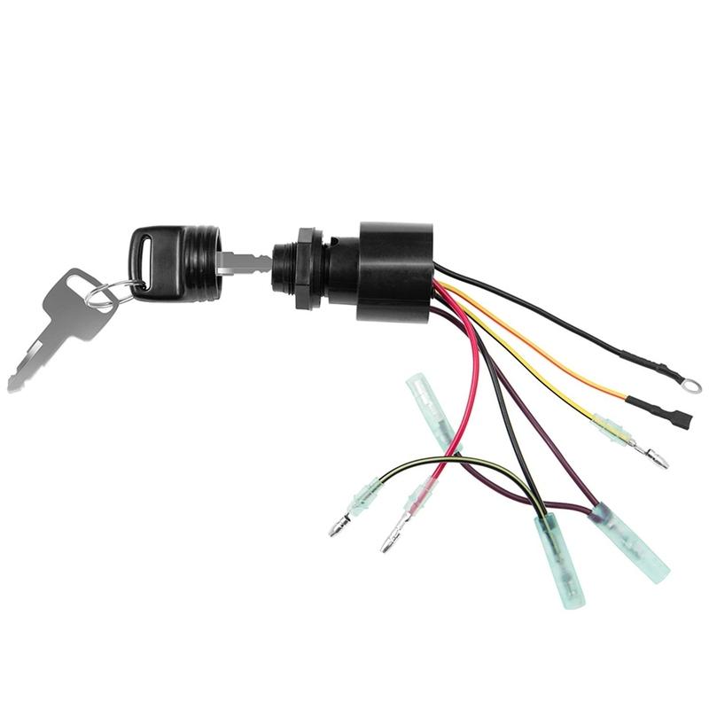 SXR-NEW-87-17009A5 Boat Motor Ignition Key Switch For Mercury Outboard Motors 3 Position Off-Run-Start