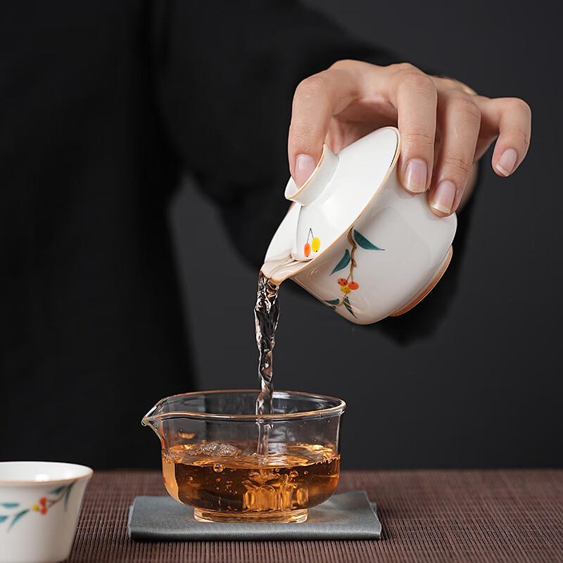 Shangqi Portable Ceramic Kung Fu Travel Tea Set
