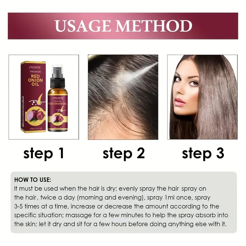Spray Sérum Puissant pour la Croissance des Cheveux Repousse Cheveux Traitement Anti-Chute Essence Réparatrice Cheveux Nourrit la Racine pour Hommes Femmes Soin Capillaire