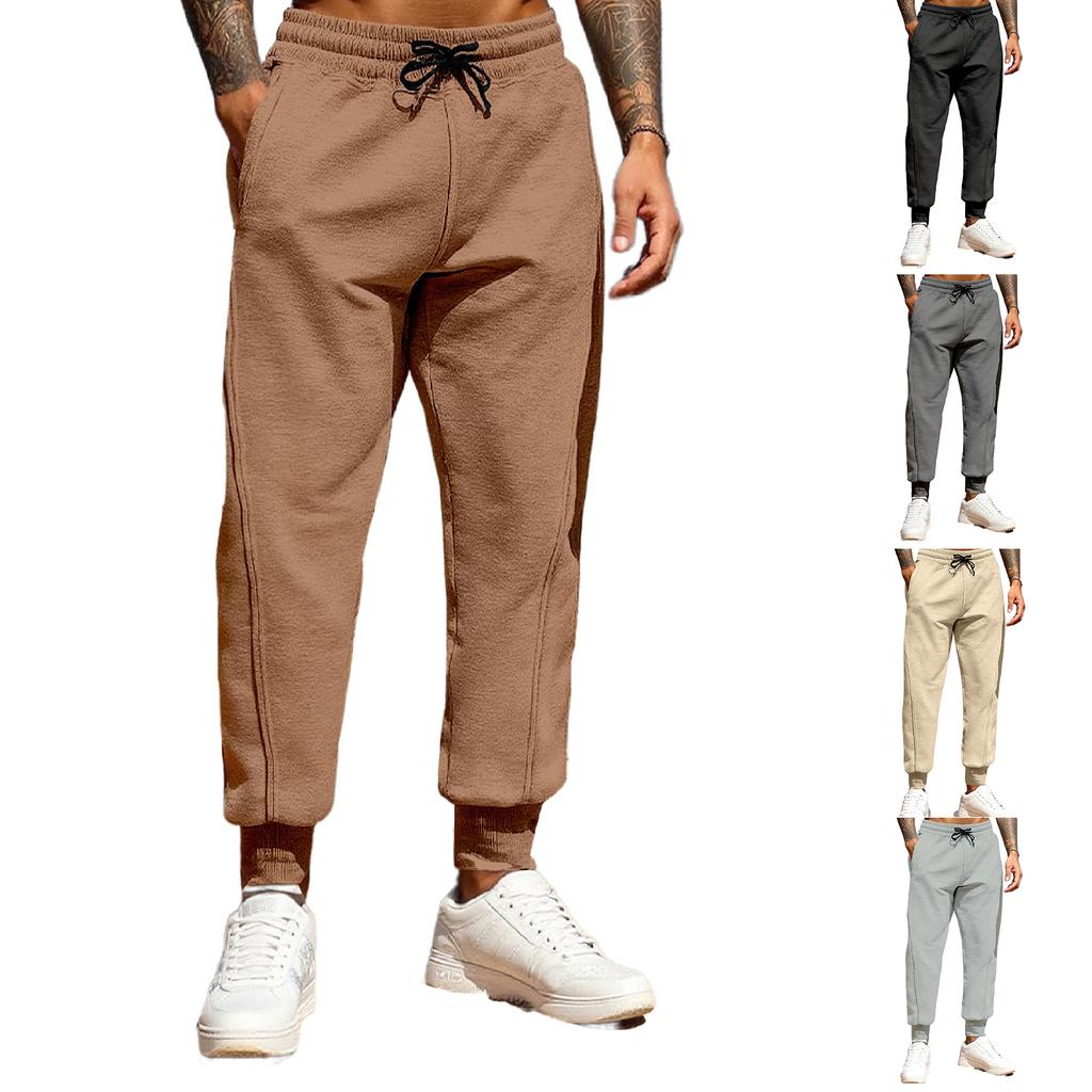 Mens Sweatpants Gym Tapered Athletic Pants With Pockets And Drawstring Joggers For Men Soccer, Running, Workout