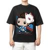 2026 New Demon Slayer Kyojuro Rengoku Printed Short Sleeve Tshirt Mens and Womens Tshirt Mens Tops Sports Tshirt Harajuku
