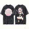 Super Sonico T-Shirt mit Aufdruck vorne und hinten, Rundhalsausschnitt, Kurzarm