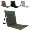 Foldable Camping Chair Single Lazy Chair Backrest Cushion Picnic Supplies For Camping Hiking Stadium Outdoor Garden