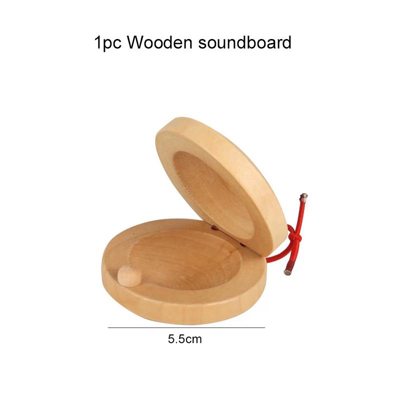 

Castanets Wooden Percussion Instrument Music Party Entertainment Performance Props Suitable for Beginners Rhythm Cultivation TMZ