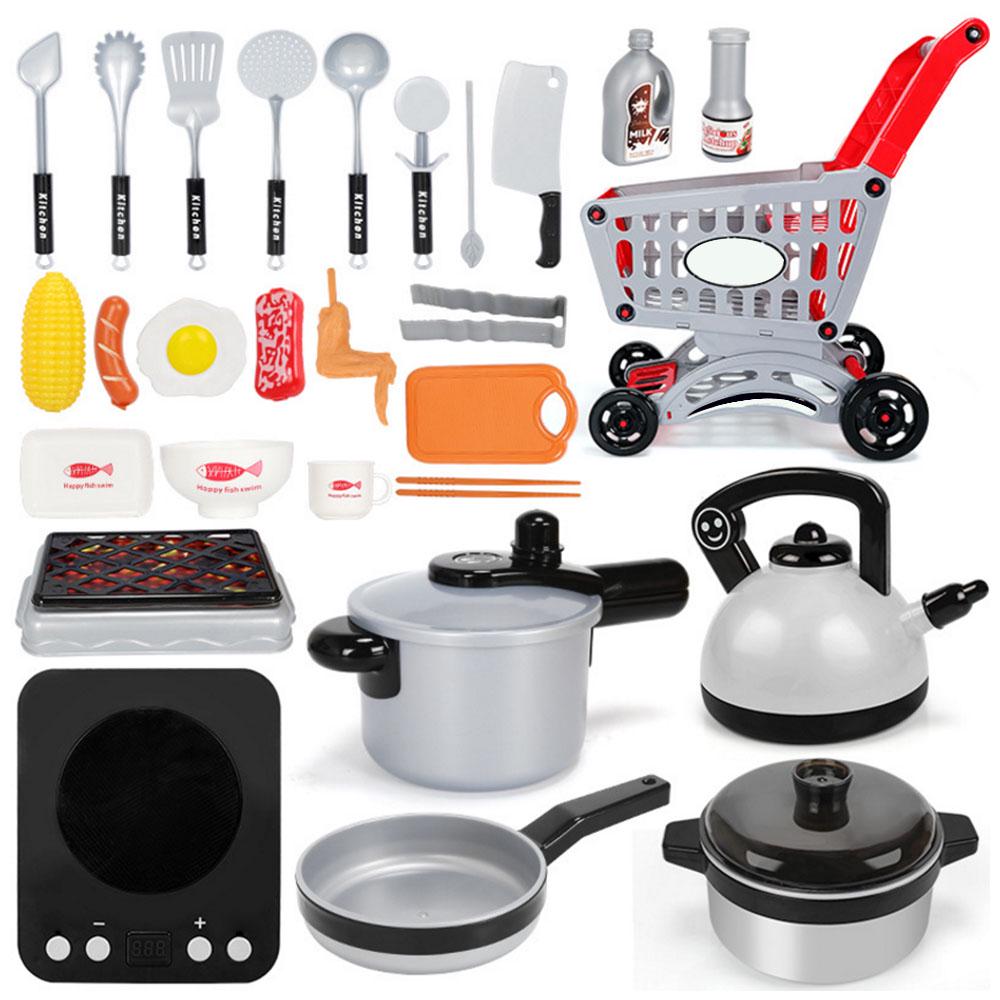 Pretend Play Kitchen Cooking Set Toddler Kitchen Toy Set Pots And Pans Set Educational Learning Toy Buy At A Low Prices On Joom E Commerce Platform