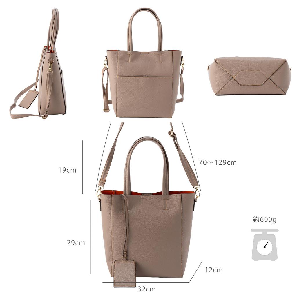 VIVID HORN La Creviar Ornero 2-Wege Zweifarbige Tragetasche, Damen, Leicht, Großes Fassungsvermögen, A4-Format, Beliebt für den Weg zur Arbeit, Schultergurt, 70340,