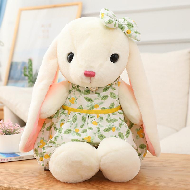 Rabbit Clothes Wear Stuffed Animal Toy Plush Doll Kids Birthday Decoration Gift