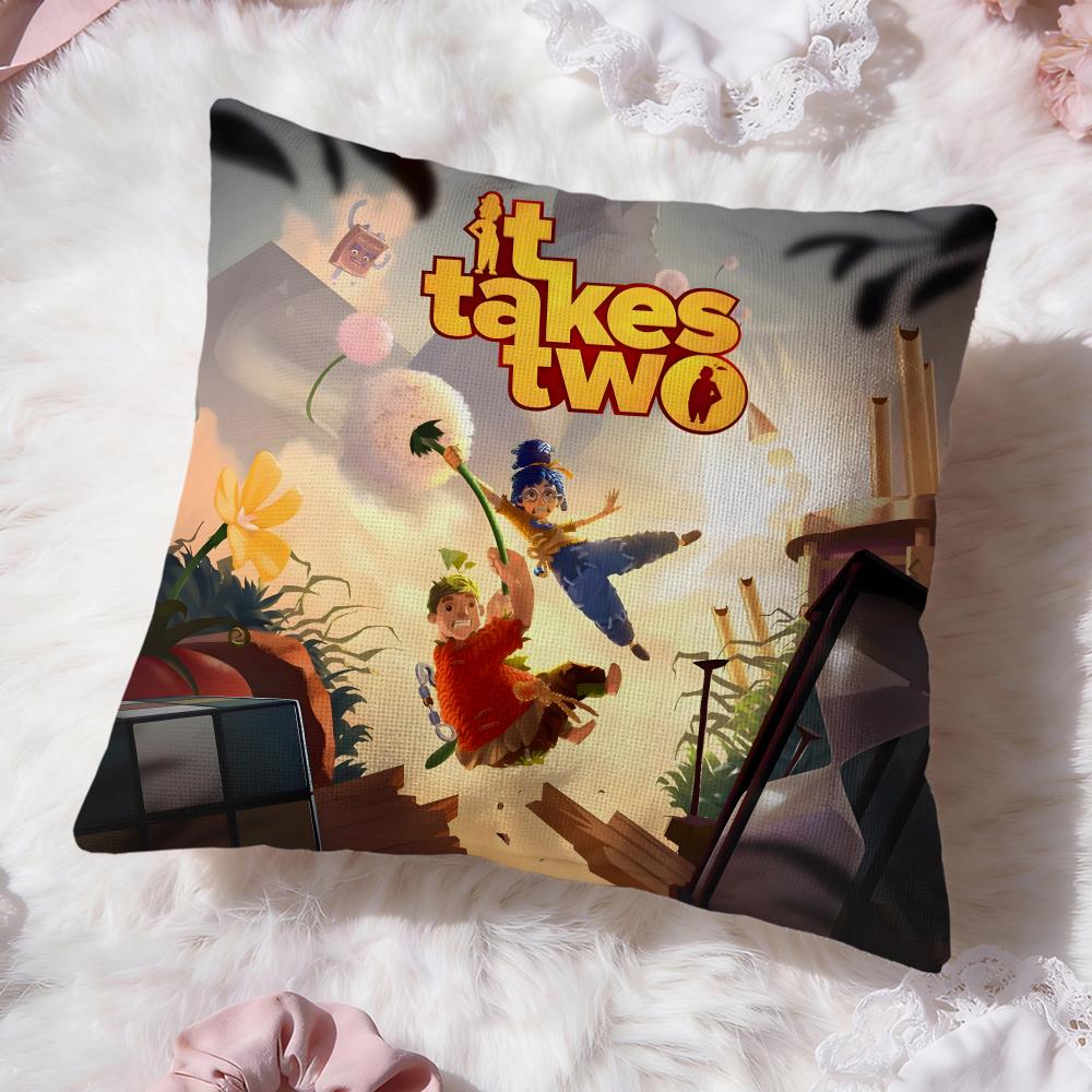 Spiel It T-Takes Two Kissenbezug Premium Komfort Wendbarer Kissenbezug -Zwei in Einem Design für Jeden Raum & Autoinnenraum