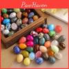 10 Crystal Easter Pcs 20mm Eggs Mini Natural Stone Egg Ornaments Collectible Egg Gems For Easter Decoration Easter Basket Stuffers