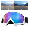 Gogle Rowerowe Wiatroszczelne Okulary Motocyklowe Przeciwmgielne Ochronne UV na Zimowe Sporty Outdoor