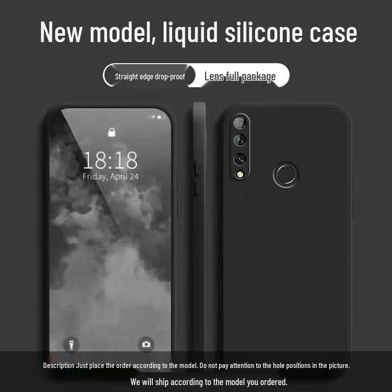 Huawei Enjoy 10 Plus Liquid Silicone Drop-proof Phone Case - Skin-friendly & Full Coverage
