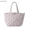 New casual lightweight tote bag large capacity shoulder bag diamond hand bag mommy bag versatile