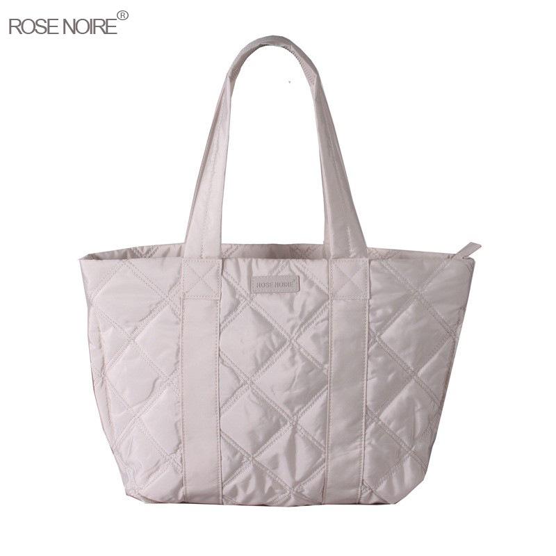 New casual lightweight tote bag large capacity shoulder bag diamond hand bag mommy bag versatile