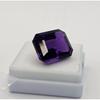 Emerald Cut Natural Amethyst Purple Ring 12-13 Ct Stunning Certified Gemstone