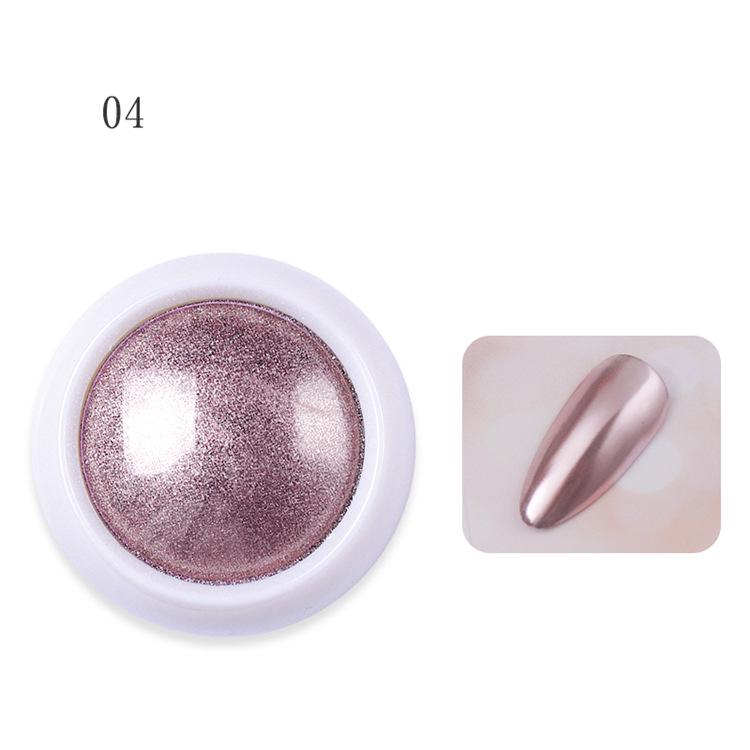 Rose Gold Glitter Nail Magic: Electroplating Mirror Powder