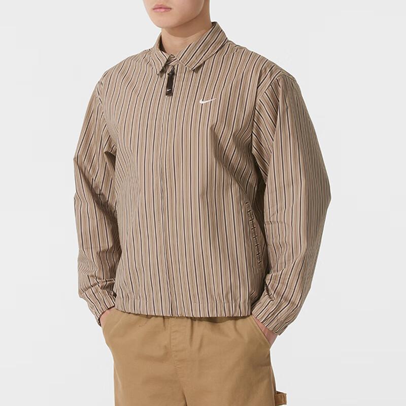 New Nike Sportswear SS25 Jacket Men's Khaki IF0379-247