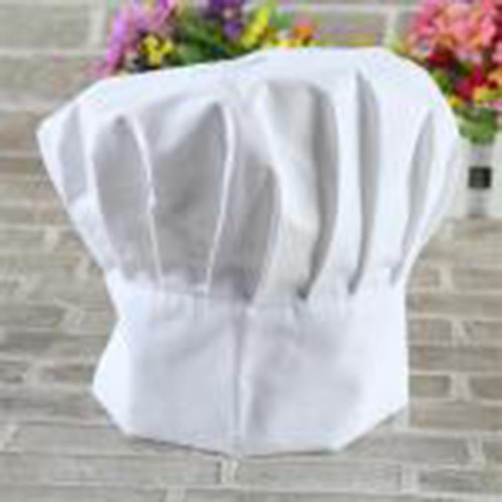 White Uniform Baker Cook Grilling Chef Hat BBQ