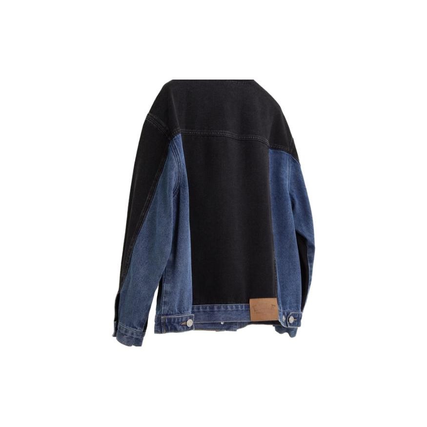 Elle Commuter Minimalist Fashion Denim Jacket Women jackets Denim-Blue EF35477
