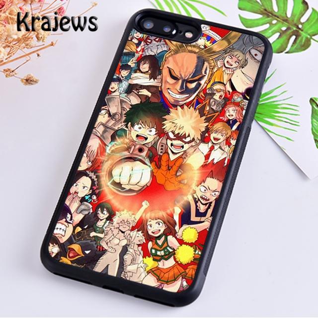 Krajews Boku no My Hero Academia Soft Phone Case Cover For iPhone 14 5 6s 7 8 plus X XR XS 11 12 13 pro max Samsung S21 S22ultra