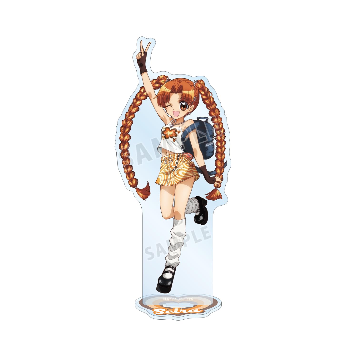 

Pichi Pichi Anime Seira Y2K Fashion Big Acrylic Stand Melody Pitch Illustration Ver.