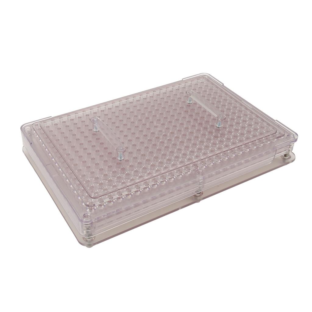 400 Löcher Größe 0 Kapselfüllplatte Transparent Automatischer leerer Kapselpulverfüller