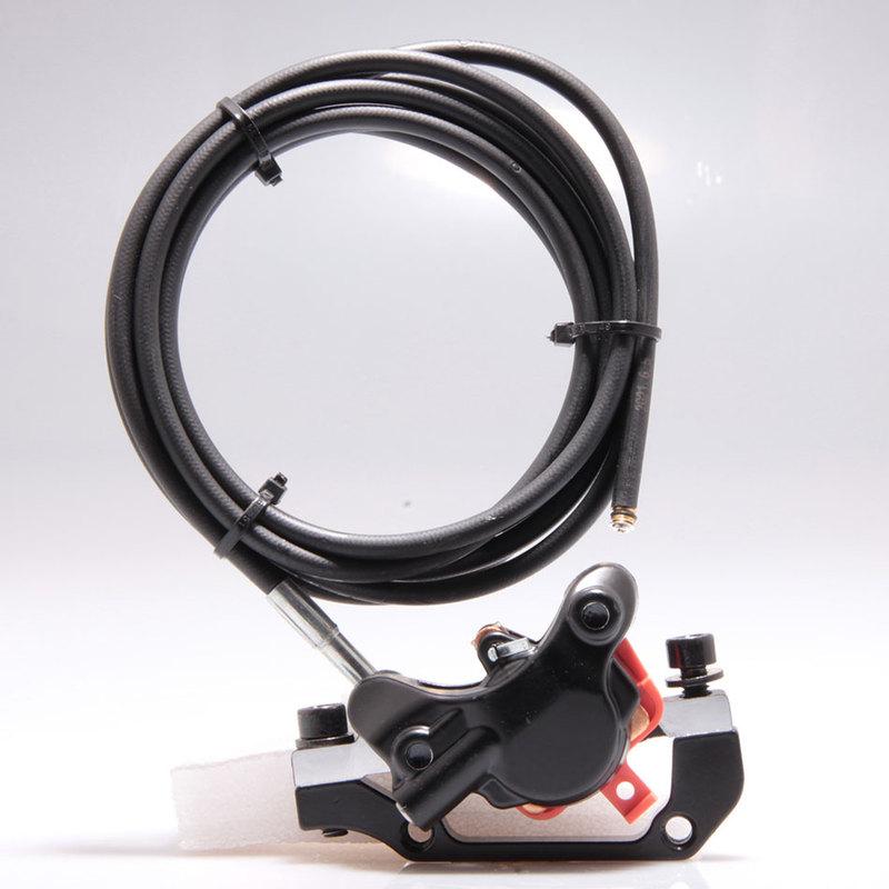 Right Disc Rear Brake Caliper Base A 160 B 140 Hydraulic Lower Pump Electric Bike Custom Tubing Length Riding Accessories