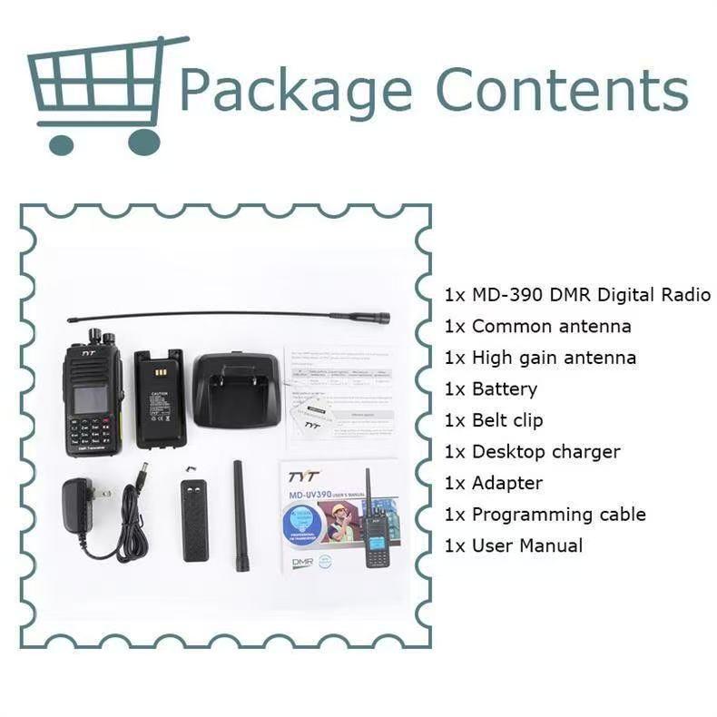 TYT MD-UV390PLUS Dijital Telsiz, AES256, IP67 Su Geçirmez, 10W