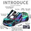 1:32 Lambor Mansory Revuelto 720S Cars Alloy Models Toy Rubber Tires Doors Opened Miniature Supercar for Boys Educational Toys
