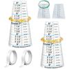 A25F-Conjunto de Ferramentas de Medição de Tamanho de Pulseira 2 PEÇAS Mandris de Pulseira & 2 PEÇAS Régua de Papel Plástico- Kit de Medição de Joias Para Fabricantes