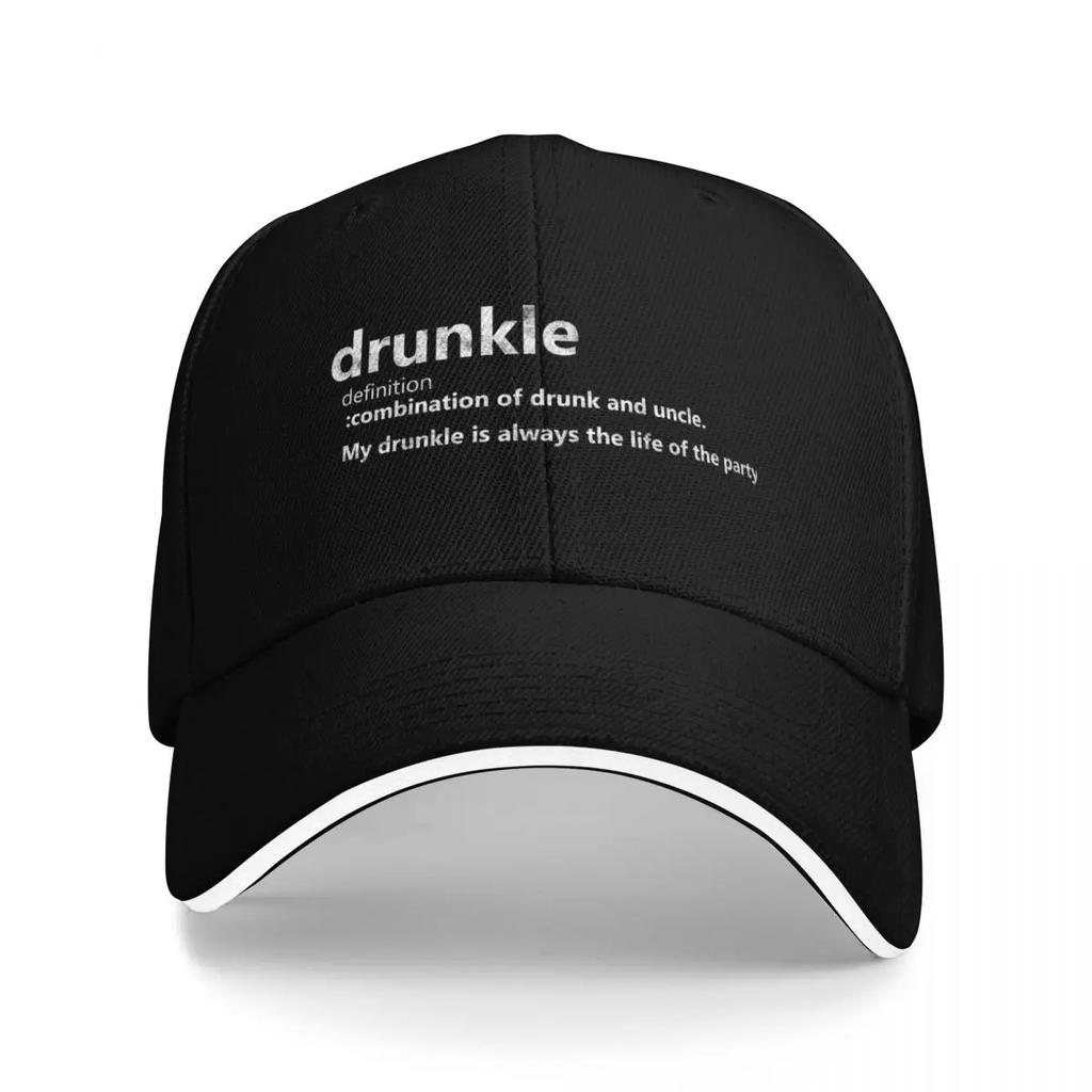Drunkle Drunk Uncle Definition Drinking Dysfunctional Family Fun Baseball Cap Unique Hats Snapback Cap Men Luxury Brand Women's