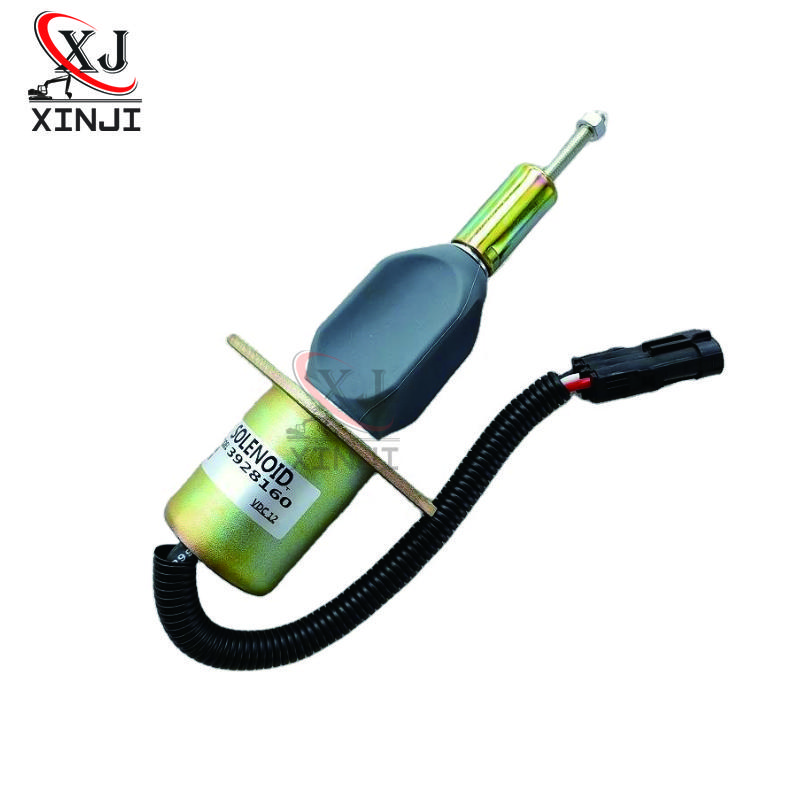 Elettrovalvola di arresto 24V 12V 3928161 Elettrovalvola elettronica per motore diesel per ricambi Cummins Elettrovalvola di interruzione