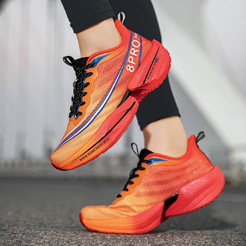 Neue 8PRO Laufschuhe Studenten Wettkampf Stoßdämpfer Schuhe Rebound Carbonplatte Laufschuhe Herren und Damen Paar Jugend Sportschuhe