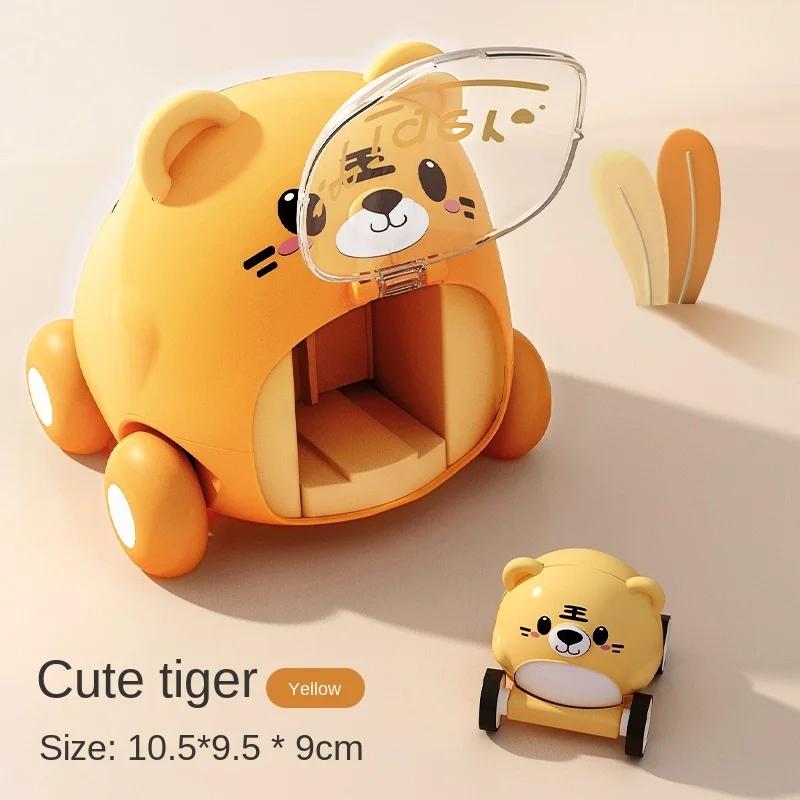 2 Years Old Cartoon Toy Cars Ideal For Infant Boys Infant Toy Car Ideal For Kids 3 Year Old Children Learning Montessori Style Toy Birthday Gifts