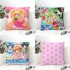 Comic Anime M-Mermaid Melody Pichi Pichi Pitch 4 Pillow Case Natural Linen Double-Sided Printing Sofa Home Decor Cushion Cover