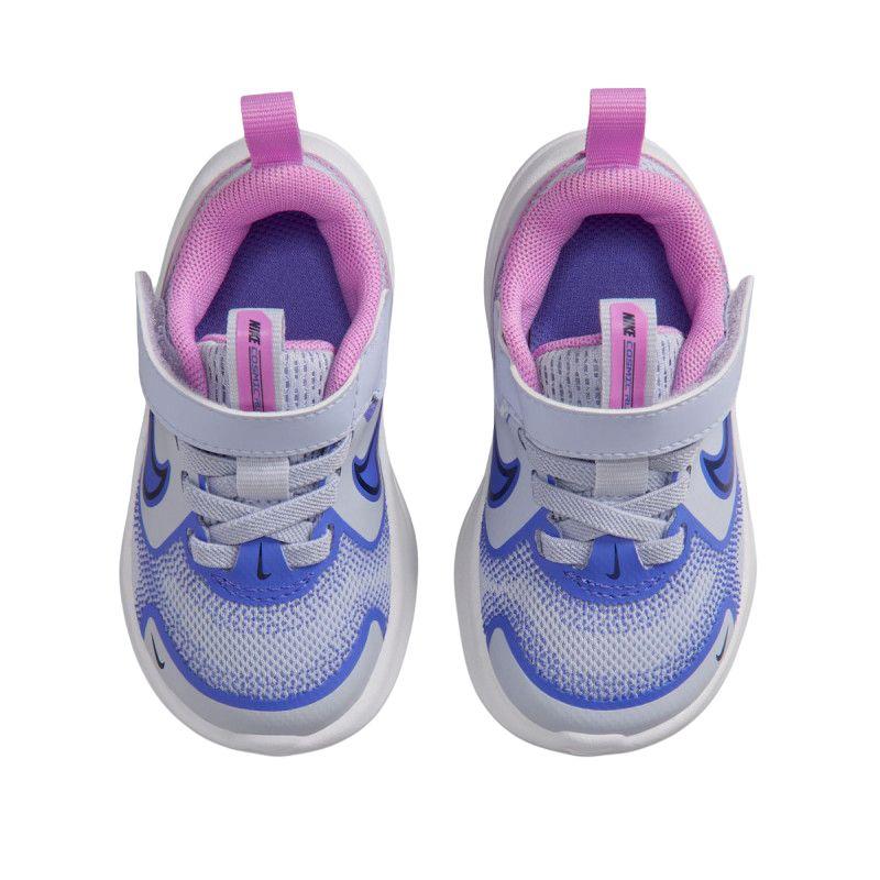 Nike Cosmic Runner Low Top Toddler Shoes Gray Blue Infant And Toddler HM4401-011