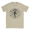 Fullmetal Alchemist Flamel Sign Men's T Shirts Novelty Tees Short Sleeve Round Neck T-Shirts C