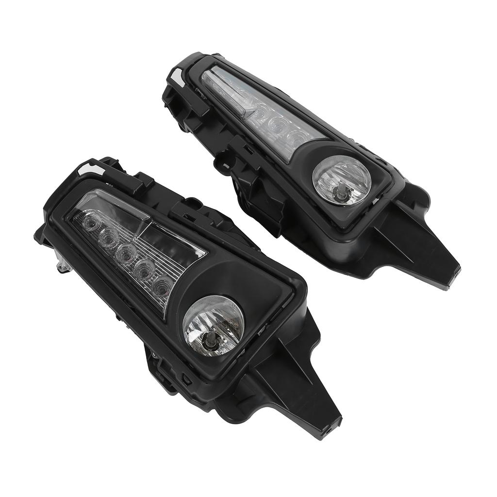 2 Stück LED Tagfahrlicht Blinker Halogen Nebelscheinwerfer Weiß Gelbes Licht Ersatz für Hiace Commuter GL H300 19-20