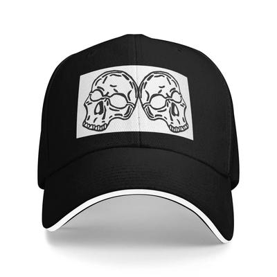 Twin Skulls Baseball Cap Luxury Brand Birthday Womens Hats For The Sun Unisexs
