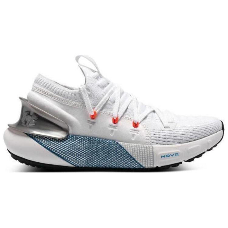 Under Armour  HOVR Phantom 3 Metallic - White Blue Red Women Sneakers Halo-Grey 3025521-100