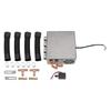 12V 4 Port Universal Heater Under Dash Heater Air Heater Copper Iron Durable Blower Motor Defrost Defog Warm Feet Cabin Heater Easy Installation Self