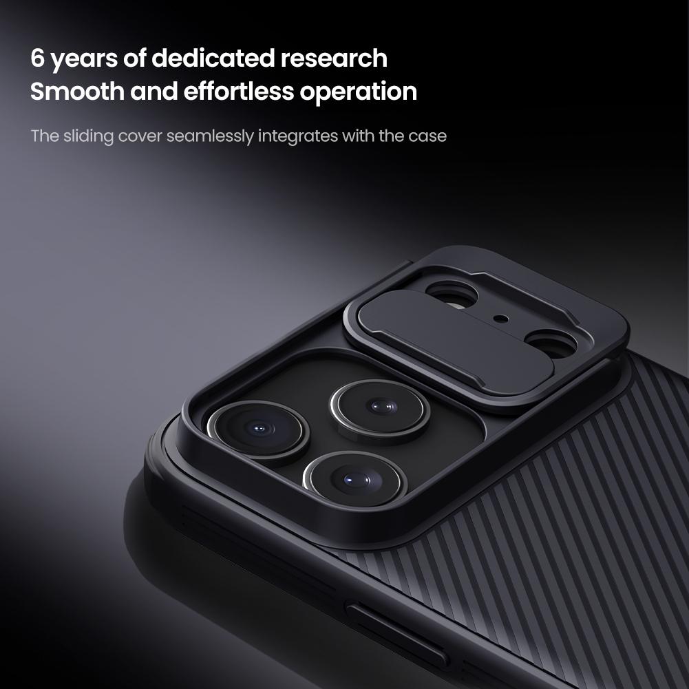 NILLKIN Pro iPhone 17 Pro Max Vzduchový kryt na telefon CamShield Pro Ochrana fotoaparátu Zadní kryt