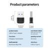 Type C Female to USB3.0 Male Adapter USB A to C Adapter Supports 10Gbps Data Speed Quick Charging for Phones Tablets