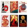 Ussr Cccp Cold War Soviet Union Propaganda Posters Metal Sign Rusty Designing Classic Cinema Garage Ussr Cccp Tin Sign Poster