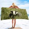 Animal Print Beach Towel Microfiber Quick Dry Sand Free Towel Travel Beach Towels Lightweight Beach Towel Pool Gym Travel Gift