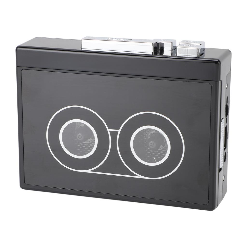 DC5V Stereo Cassette Player with Earphones Bluetooth 5.0 Vintage Auto Reverse USB Cassette To MP3