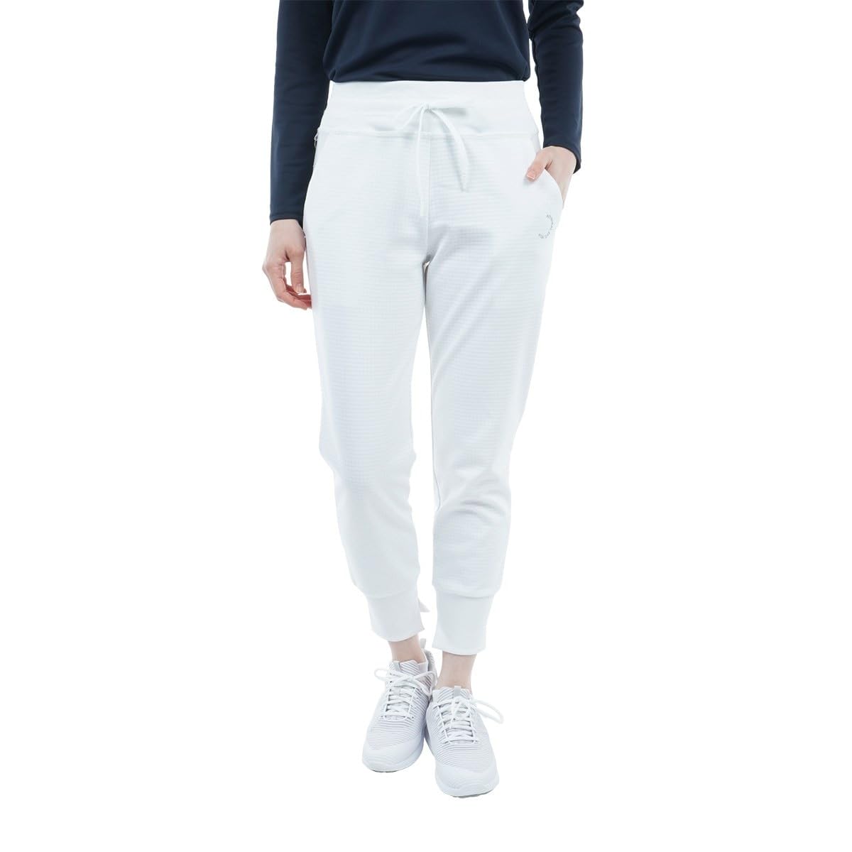 

Женские брюки-джоггеры Admiral Golf Performance с логотипом-аркой, белые, размер M, ADLA282