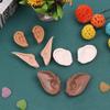 Plastic White Artificial Ears Elf Ears Tan Dark ICY Toy Ears Blyth Doll Ears Toy Ears Doll Ears