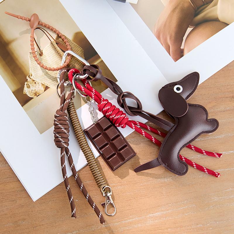 

Yogodlns Такса Плетеная веревка Ручная работа Сумка Рюкзак Подвесной Винтажный ПУ кожа Кисточка Сумка Подвеска one size красный