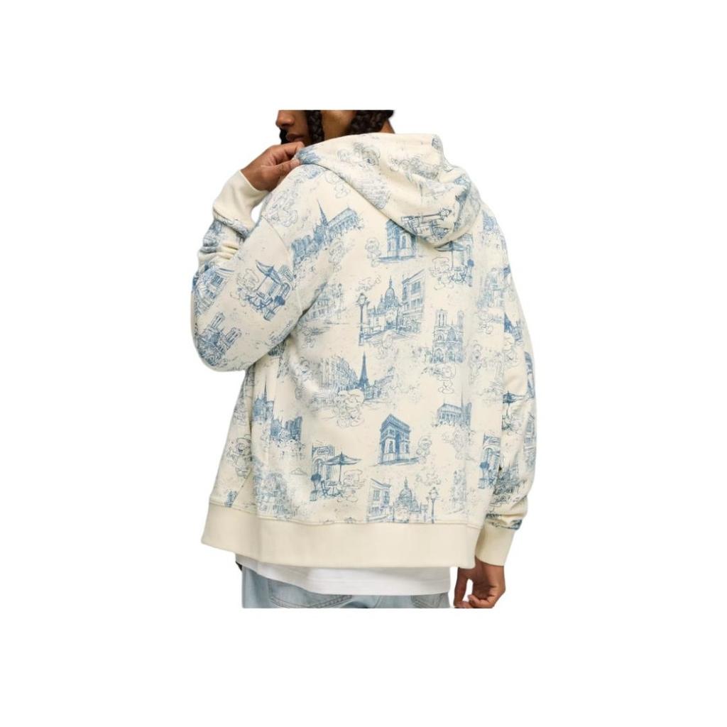 Puma X Smurfs Collaboration Fenty SS25 Hooded Fashion Comfortable Versatile Long Sleeve Jacket Men jackets 633647-01